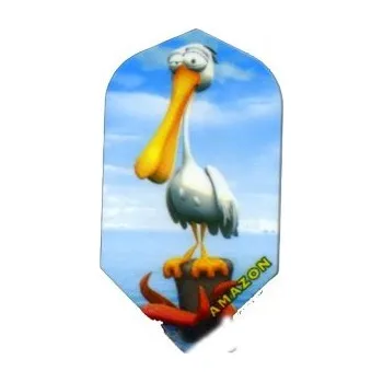 Příslušenství pro šipky Letky Amazon Ruthless Cartoon pelikán Slim - úzké F1614