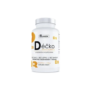 MujKolagen Déčko - Vitamín D, 60 kapslí
