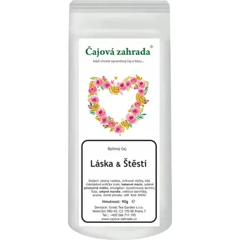 Horký nápoj Čajová zahrada Rooibos Láska a štěstí Varianta: rooibos čaj 500g
