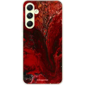 Pouzdro na mobilní telefon Odolné silikonové pouzdro iSaprio - RedMarble 17 - Samsung Galaxy A54 5G