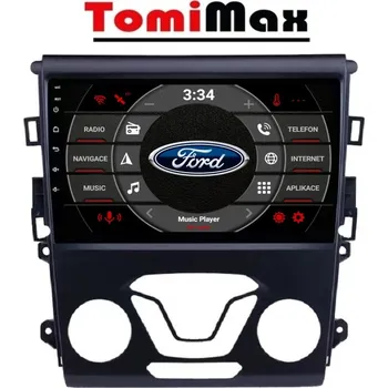 Autorádio TomiMax Ford Mondeo MK5 Android 14 autorádio s WIFI, GPS, USB, BT HW výbava: 8 Core 4GB+32GB PX HIGH - Model auta: Ford Mondeo MK5 2014+, Velikost obrazovky: Dotyková obrazovka: 9"