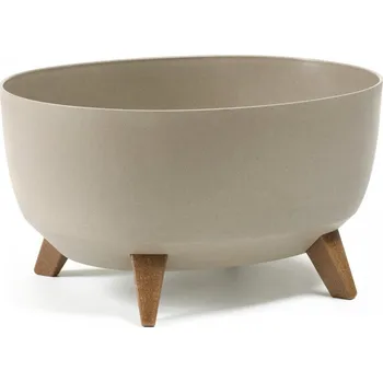 Oválná plastová mísa Roma eco coffee 430 mm, latte (133915 007 LA947 Mísa ROMA latte ov.ECO430)