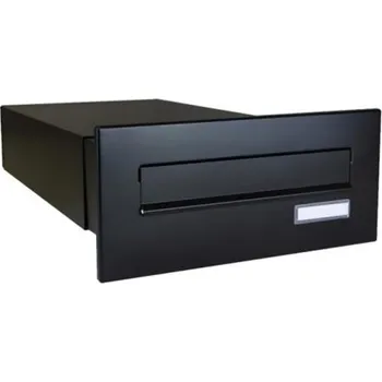 Železářství DOLS B-042 ČD-1 RAL9005 - poštovní schránka k zazdění, se jmenovkou, černá