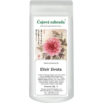 Čaj Čajová zahrada Elixír života - zelený ochucený čaj Varianta: zelený čaj 500g