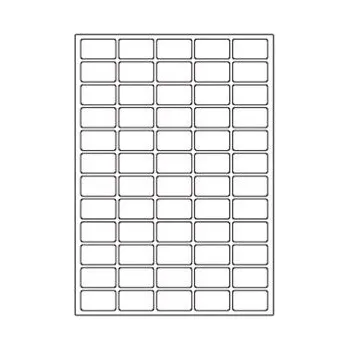 Speciální papír Samolepicí bílé etikety 37 x 21 mm, A4 (100 ks)