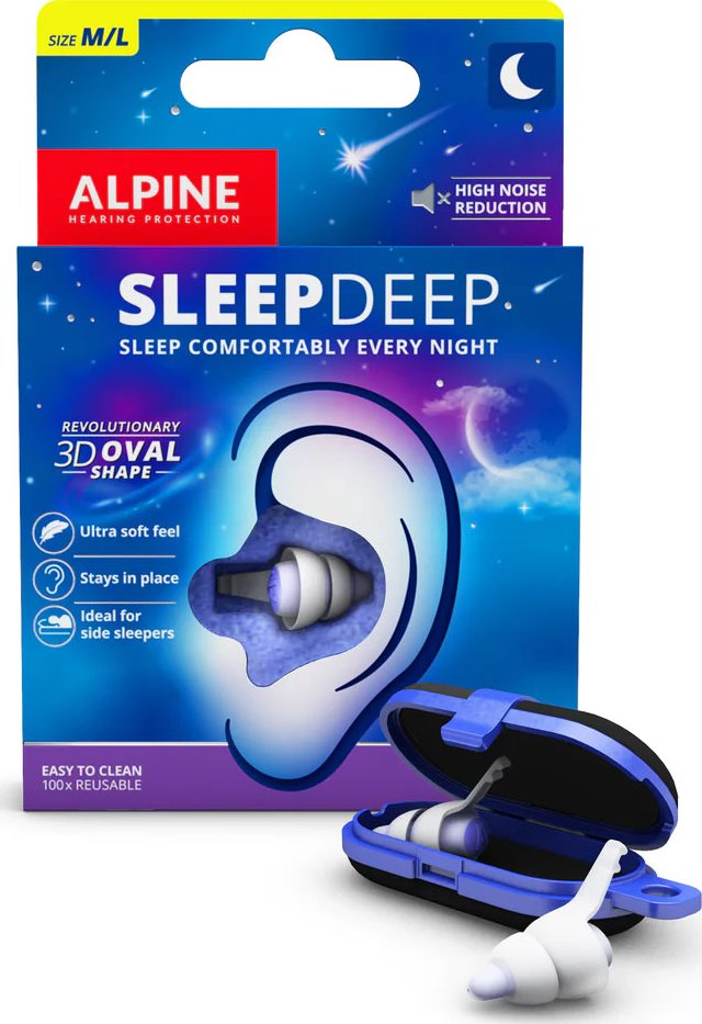 Alpine SleepDeep špunty do uší Velikost: M/L