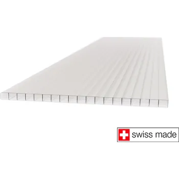 Průsvitná krytina Polykarbonátová deska Macrolux komorová 25 mm čirá Délka: 6000, Šířka: 2100