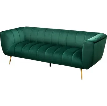 Pohovka Pohovka NOBLESSE 3M 225 CM smaragdově zelená samet