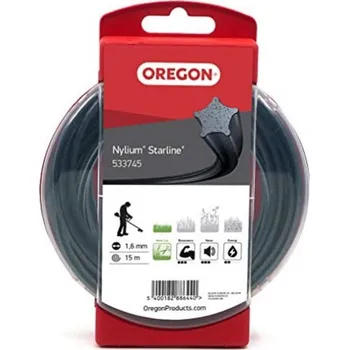 Struna do sekačky Žací struna Oregon 1,6 mm x 15 m - NYLIUM HVĚZDA (533745)