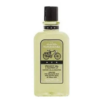 Sprchový gel Manufaktura Pánský sprchový gel a šampon na vlasy 2v1 MEN & Bicycle 300 ml