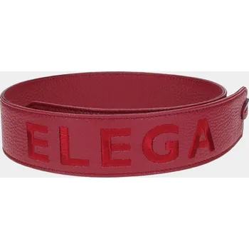 Kabelka Krátký řemen ELEGA červená/stříbro