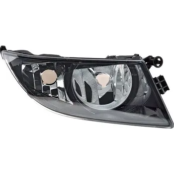 Osvětlení automobilu ACI ŠKODA FABIA 10- přední mlhovka H8 (hranatá, černá) s denním svícením P