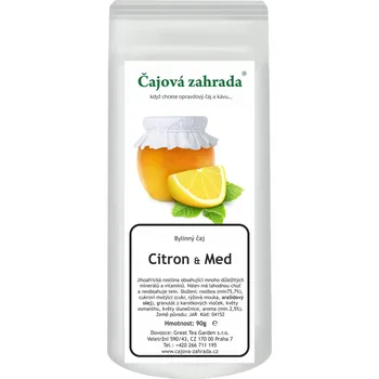 Čaj Čajová zahrada Rooibos Citron & Med Varianta: rooibos čaj 1000g