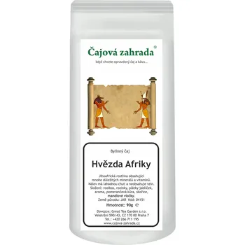 Horký nápoj Čajová zahrada Rooibos Hvězda Afriky Varianta: rooibos čaj 500g