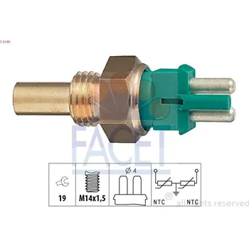 Auto-moto Snímač, teplota chladiva FACET 7.3140