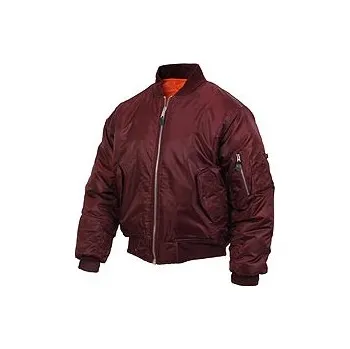 Pánské oblečení Bunda ULTRA FORCE MA1 FLIGHT MAROON S - Není skladem