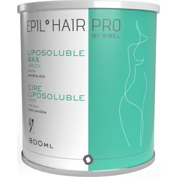 Přípravek na depilaci a epilaci Depilační přírodní vosk Sibel Liposoluble Wax - zelený, 800 ml (7410407) + dárek zdarma