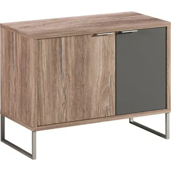 Botníková lavice DENVER - dub halifax/antracit