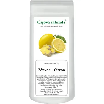 Čaj Čajová zahrada Zázvor & Citron - zelený ochucený čaj Varianta: zelený čaj 500g