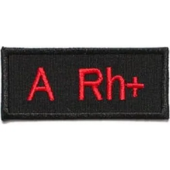 Nášivka TXR Moto nášivka s krevní skupinou A Rh+