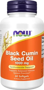 Přírodní produkt Now Foods Black Cumin Seed Oil 1000 mg 60 cps.