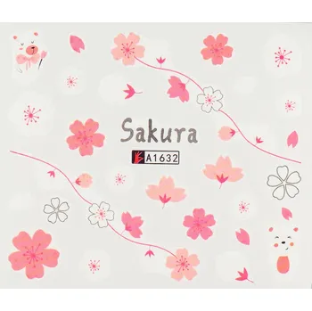 Lak na nehty BIO NAILS Vodolepka A1632 květy