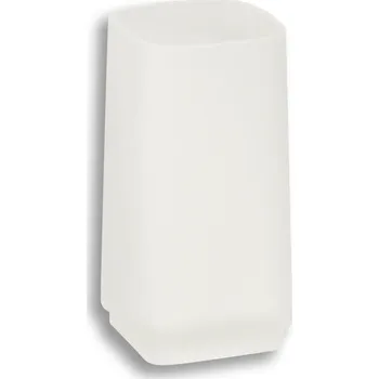 WC štětka NOVASERVIS Sklo WC štětky pískované 6433,XS