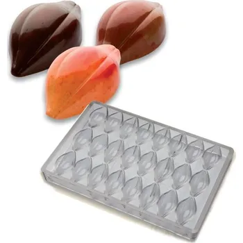 Forma na pečení Forma na pralinky (kakaový bob 9g) 3x8 tvarů/forma