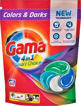 Tableta na praní Vizir Gama Colors & Darks kapsle na praní 60 ks