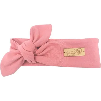 Čelenka Baby in World Dětská čelenka starorůžová 3-6m