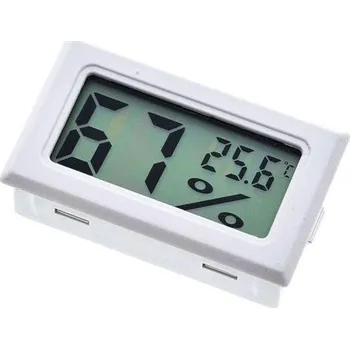 Domácí teploměr Teploměr a Vlhkoměr FY-11 Bílý - Výkonný a Přesný Monitor Teploty a Vlhkosti pro Každý Domov