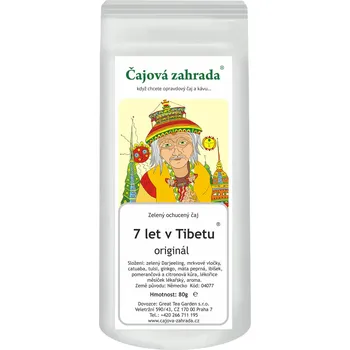 Čaj Čajová zahrada 7 let v Tibetu ® - zelený ochucený čaj Varianta: zelený čaj 1000g