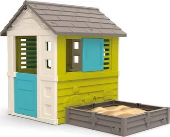 Dětský domeček Smoby Pretty zahradní domeček s pískovištěm/zahrádkou zelený