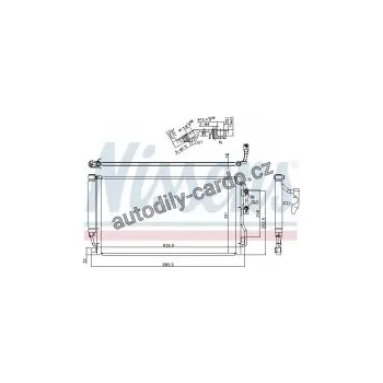 Chladič motoru Chladič klimatizace NISSENS 940590