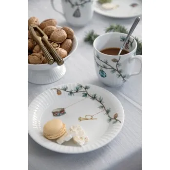 Talíř Vánoční dezertní talíř Hammershoi 19 cm