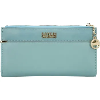 Peněženka Designová dámská koženková peněženka Lusita, zelenomodrá