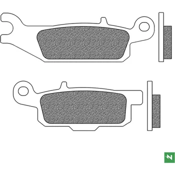 Brzdová destička NEWFREN brzdové destičky pravé přední KH444 YAMAHA YFM 250R 08-13, YFM 550 GRIZZLY 11-14, YFM 700 GRIZZLY 07-18 (NEWFREN brzdové destičky pravé přední KH444 YAMAHA YFM 250R 08-13, YFM 550 GRIZZLY 11-14, YFM 700 GRIZZLY 07-18)