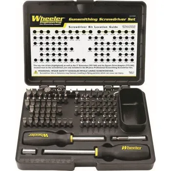 Příslušenství pro sportovní střelbu Profesionální puškařská sada na šroubování – 89 dílná Wheeler Engineering