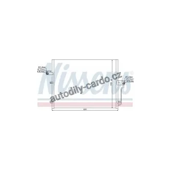 Chladič motoru Chladič klimatizace NISSENS 94859