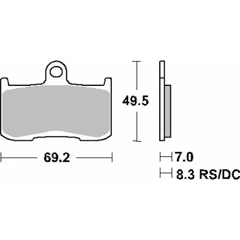 Brzdová destička SBS brzdové destičky KH347 STREET PERFORMANCE (EXCEL) sintrované barva zlatá KAWASAKI Z800/100, ZX-9R, INDIAN 1800, TRIUMPH 675/1050, VICTORY 1364/1731 přední (SBS brzdové destičky KH347 STREET PERFORMANCE (EXCEL) sintrované barva zlatá KAWASAKI Z800/100,