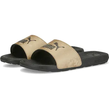 PUMA Cool Cat 2.0 Space Metallics zlaté/černé Dámské pantofle PUMA Cool Cat 2.0 Space Metallics zlaté/černé