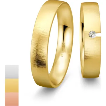 Prsten Snubní prsteny Inspirations ze žlutého zlata s diamantem nebo zirkonem 4804104-4804103