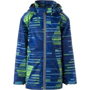 Chlapecká bunda Dětská nepromokavá bunda Huppa Terrel blue pattern velikost 128