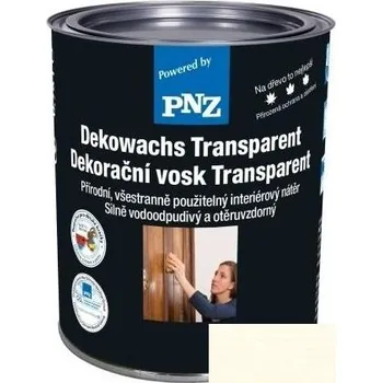 PNZ Dekorační vosk transparent weiß / bílá 0,75 l