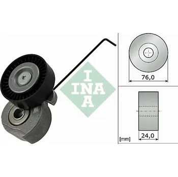 Napínák, žebrovaný klínový řemen INA 534 0324 10