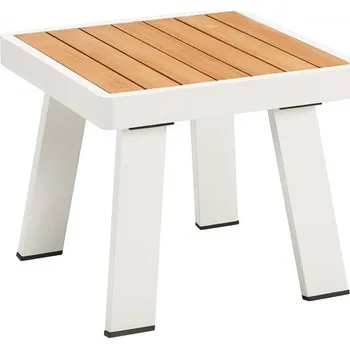 Zahradní stůl Zahradní stolek York 45 cm bílý