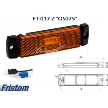 Fristom Boční poziční svítilna LED FT-017 Z LED *QS075