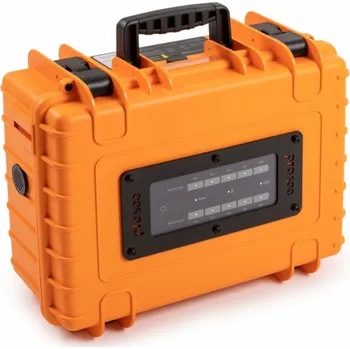 Powerbanka B&W Energy Case Pro500 500W mobile Energieversorgung orange