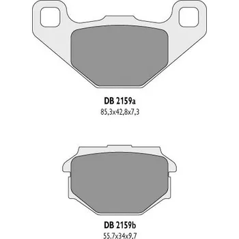 Brzdový systém DELTA BRAKING brzdové destičky KH382 - nahrazuje DB2159MX-D a DB2159QD-D (DELTA BRAKING brzdové destičky KH382 - nahrazuje DB2159MX-D a DB2159QD-D)