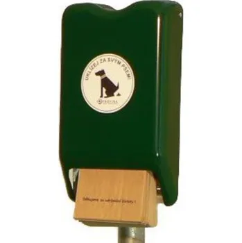 Venkovní odpadkový koš Zásobník - pytle na psí exkrementy štůčky